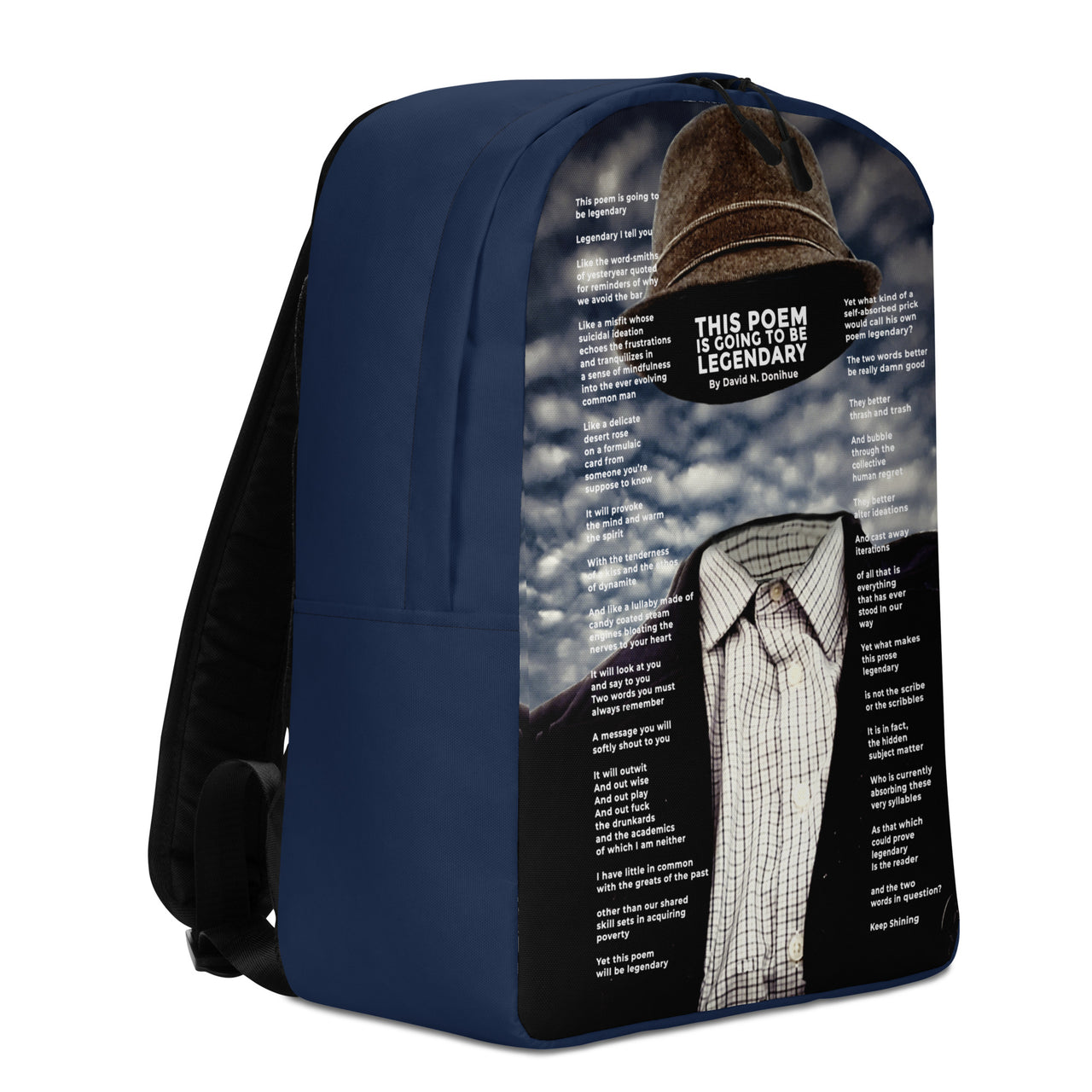 Poetry on a Backpack - THIS POEM IS GOING TO BE LEGENDARY (Poem by David N Donihue)