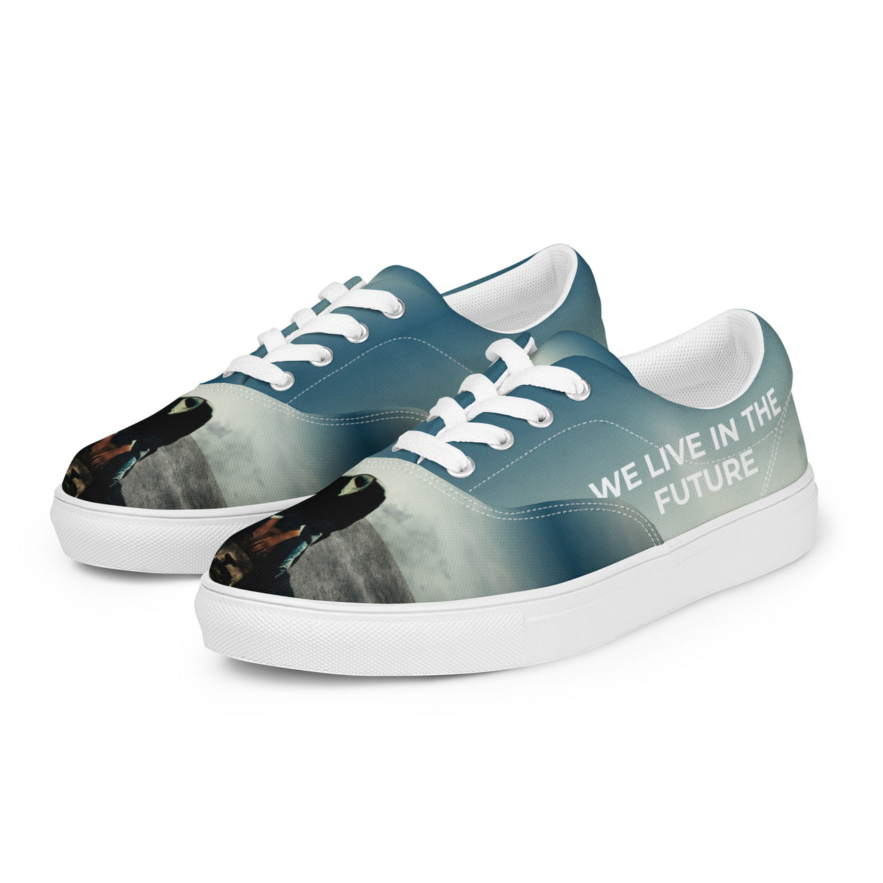 MENS SHOES - HOLLOW POET from "We Live In The Future" Special Edition Shoes Men’s lace-up canvas shoes