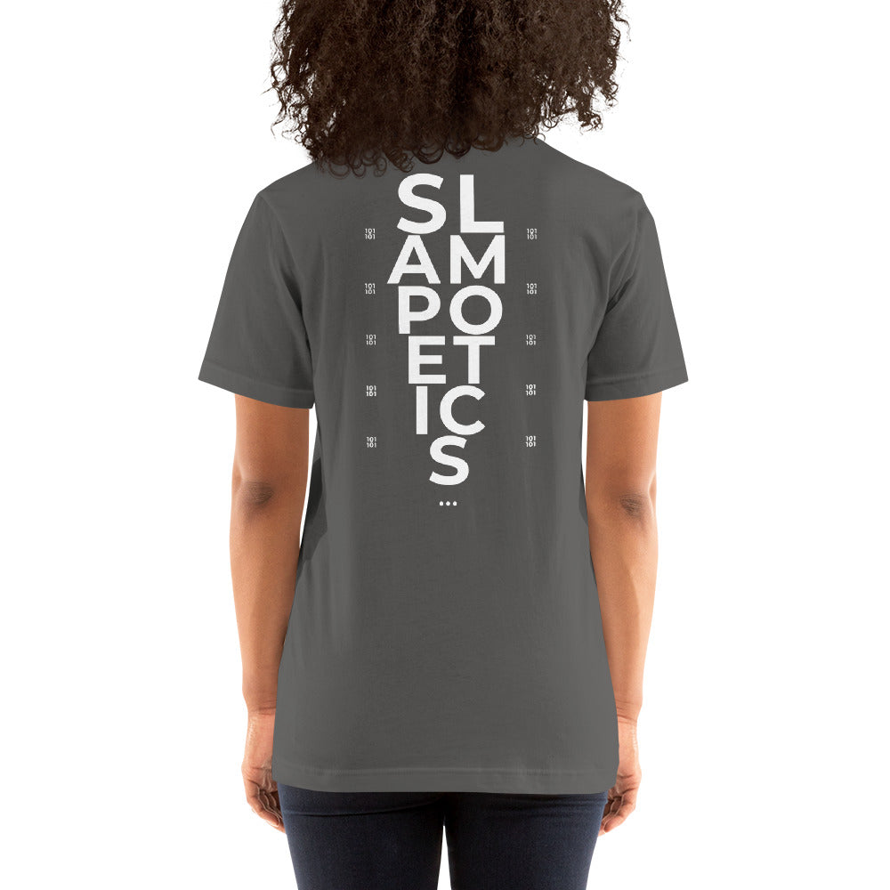 SLAM POETICS Embroidered Classic T-shirt Men and Women